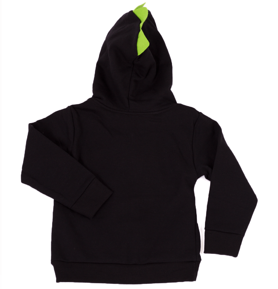 childrens plain black moletom com capuzs